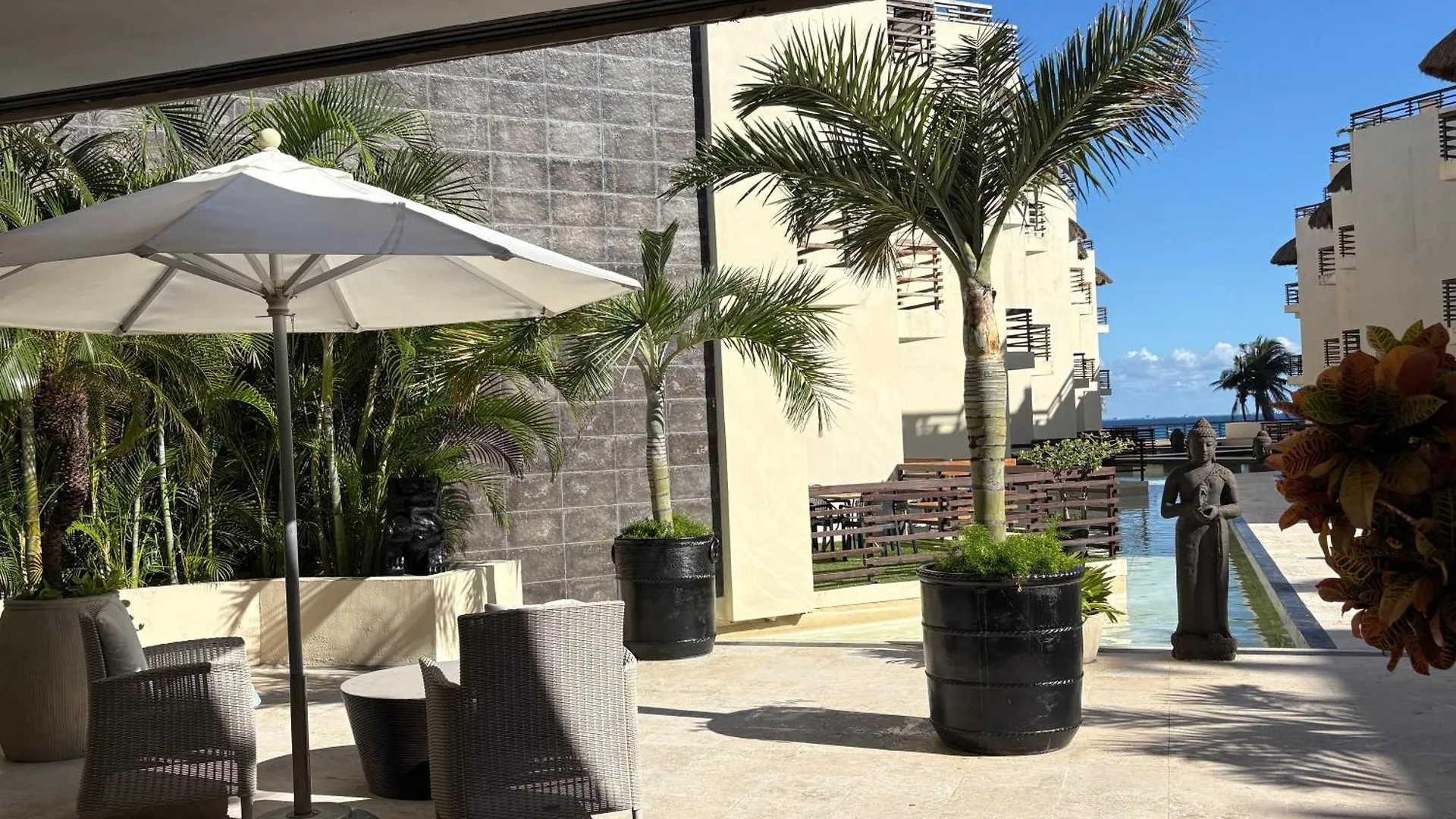 신데 델 카르멘 Departamento En Aldea Thai Con Terraza, Vista Al Mar Y Alberca Privada, Para 8 Personas 아파트