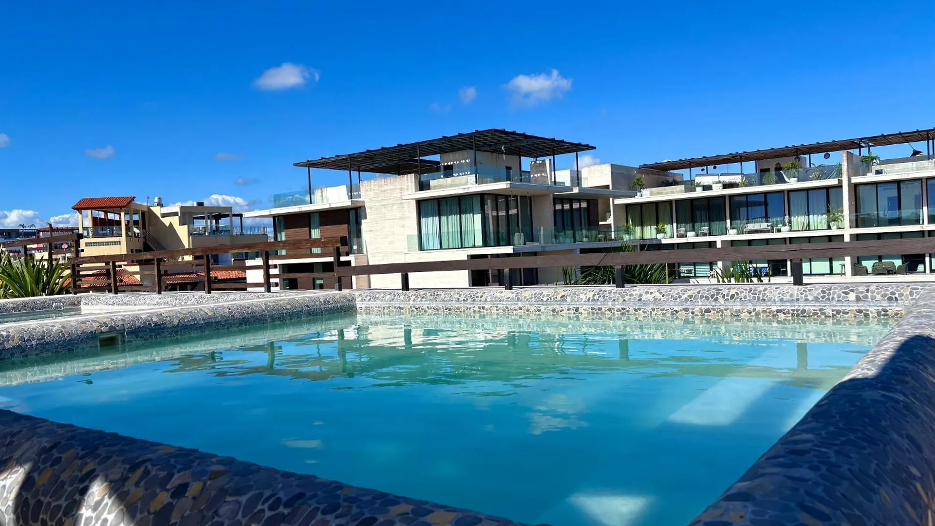 신데 델 카르멘 Departamento En Aldea Thai Con Terraza, Vista Al Mar Y Alberca Privada, Para 8 Personas 아파트 0*, 신데 델 카르멘 멕시코