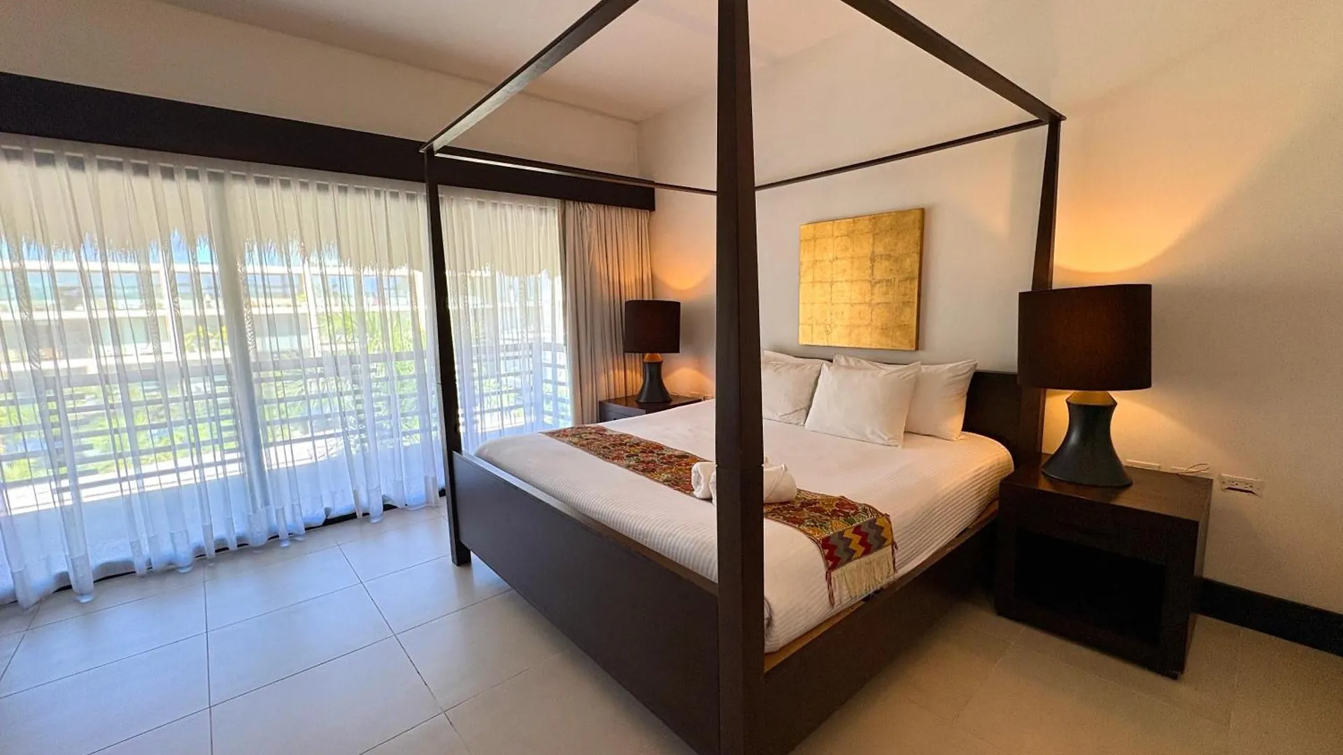 신데 델 카르멘 Departamento En Aldea Thai Con Terraza, Vista Al Mar Y Alberca Privada, Para 8 Personas 아파트 멕시코